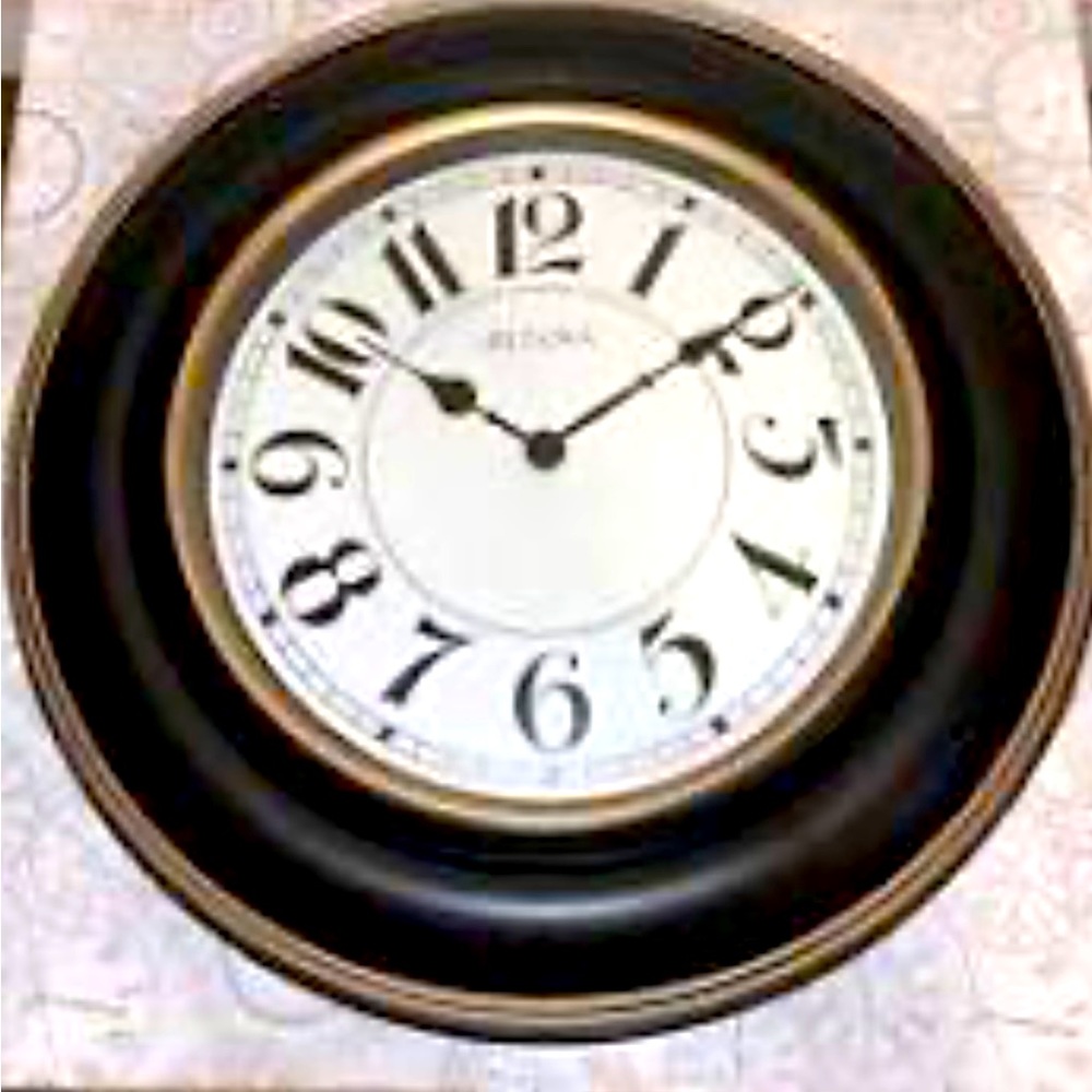 NWOT bulova wall clock
